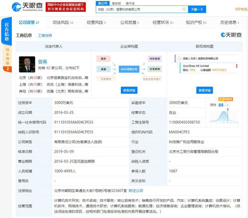 优信CFO及曾真被限制消费 信息系统集成服务风波背后